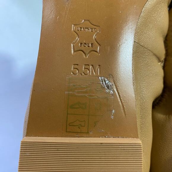 Tory Burch Jolie Ballet Flats – Royal Tan Nappa Leather, Women’s Size 5.5M - Picture 5 of 8